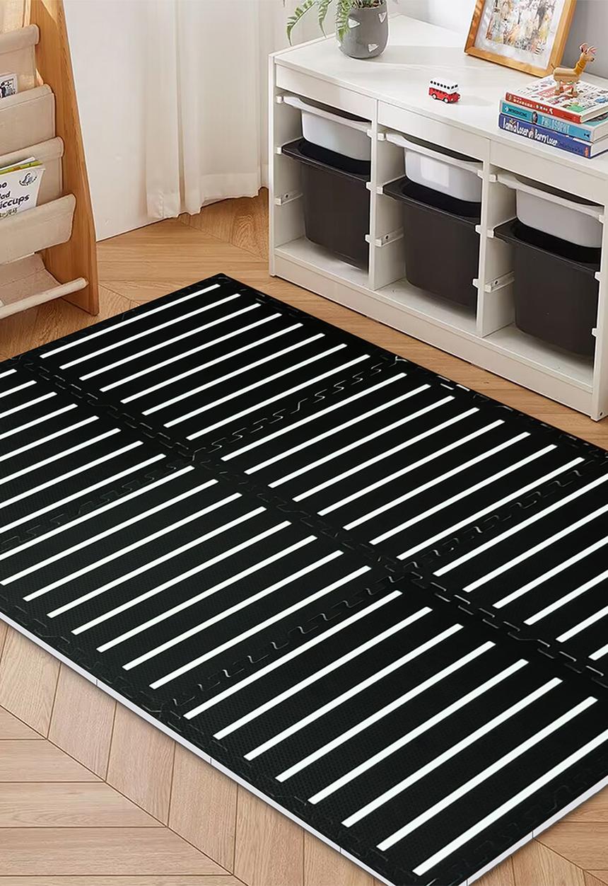 Ark Playmats - Tuxedo Baby playmat- Black & White