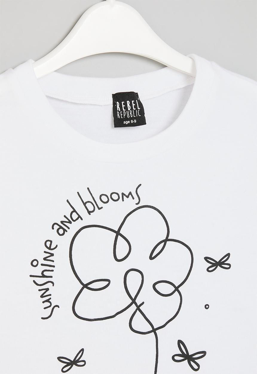 Rebel Republic - Graphic t-shirt - white
