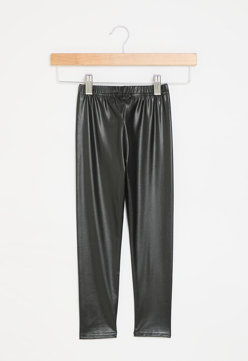 Pop Candy - Pleather leggings - black