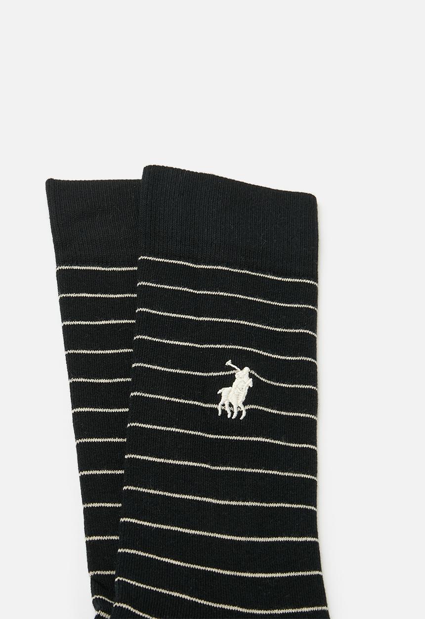 POLO - Striped Socks - Black