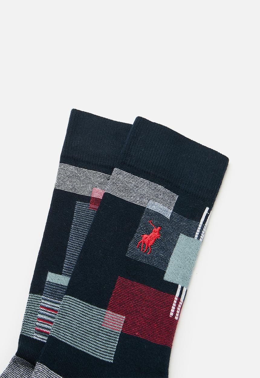 POLO - Multi Stripe Socks - Navy