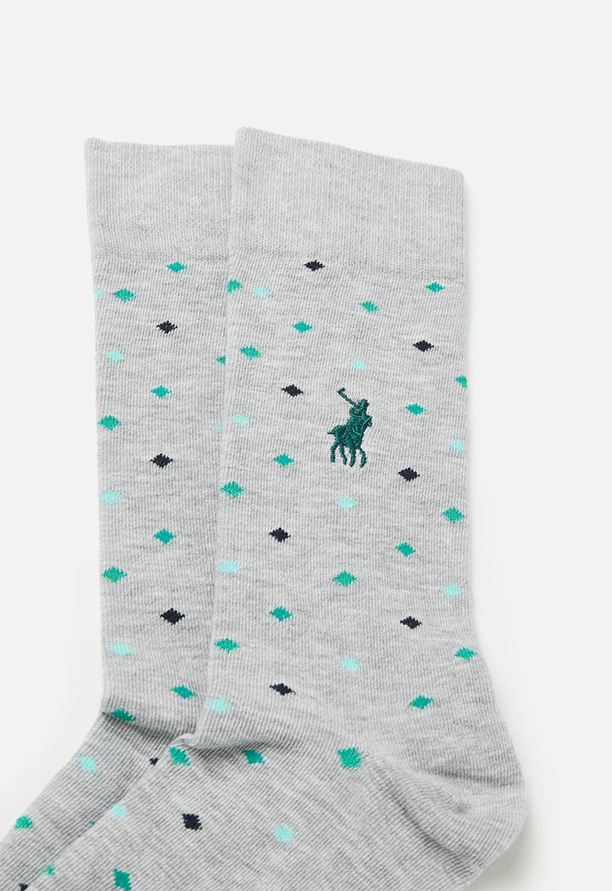POLO - Multi Dots Socks - Silver