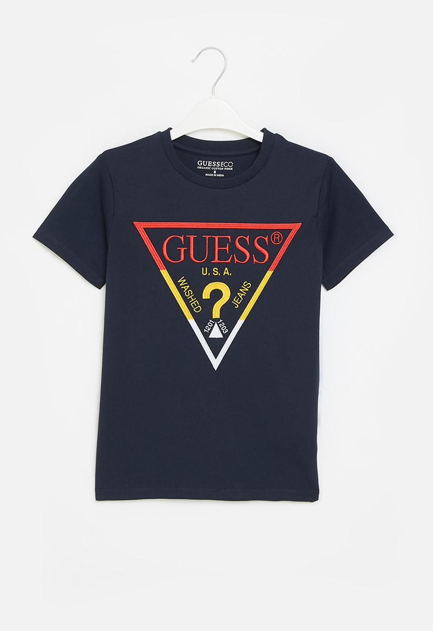 GUESS - Short sleeve T-shirt - smart blue