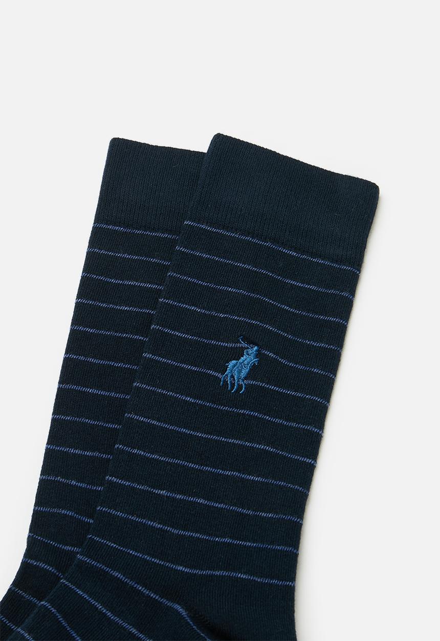 POLO - Striped Socks - Navy
