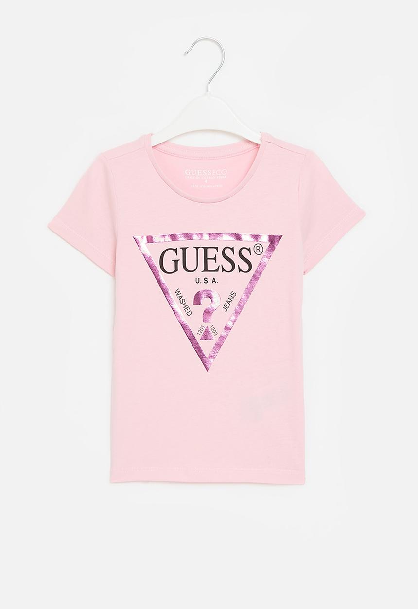 GUESS - Short sleeve T-shirt core - sweet pink