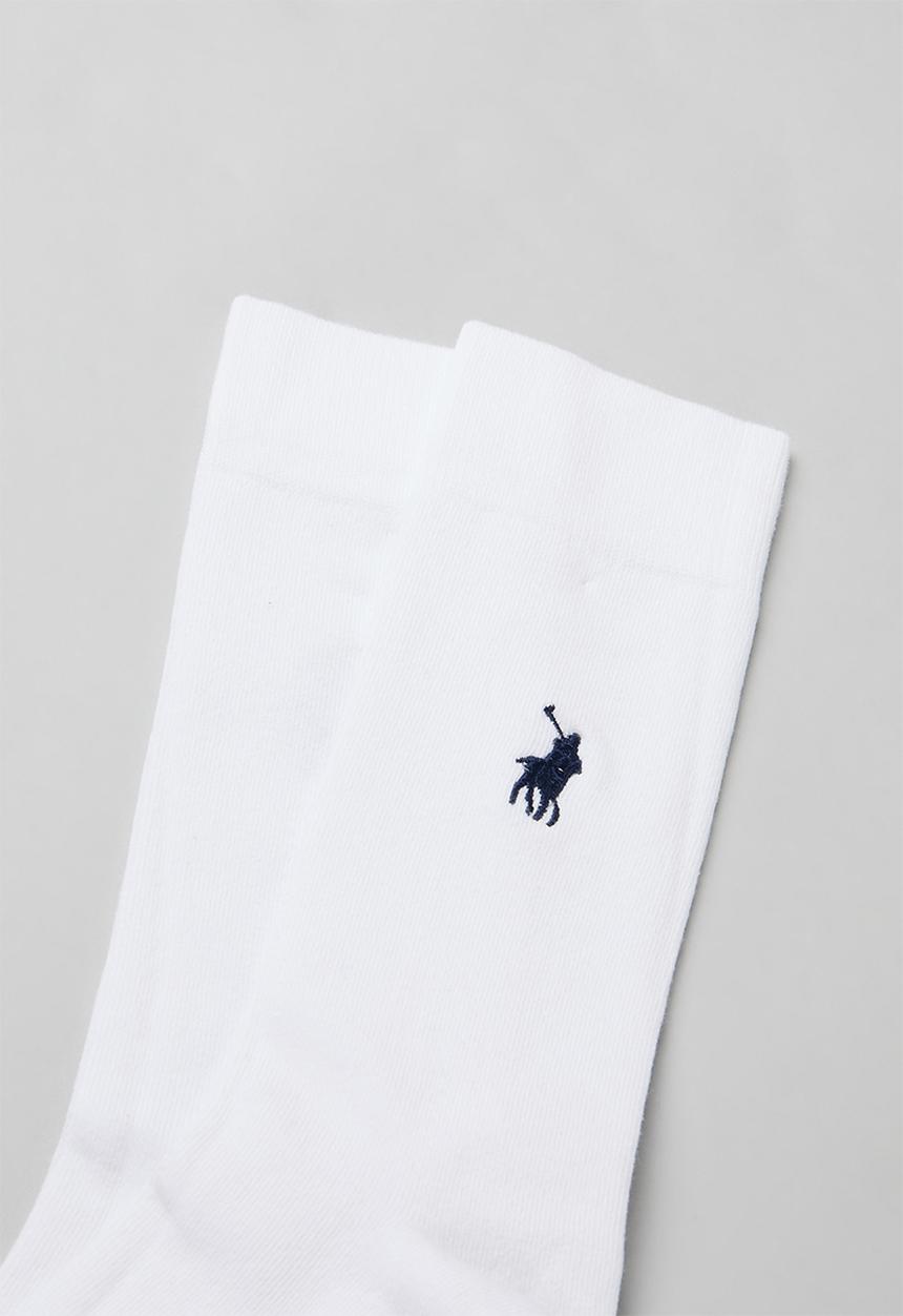 POLO - Polo Plain Socks - White