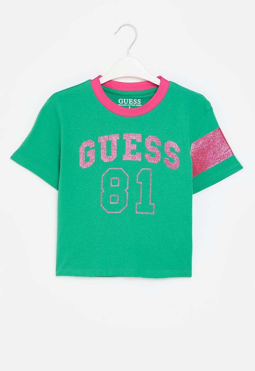GUESS - Short sleeve T-shirt - india green