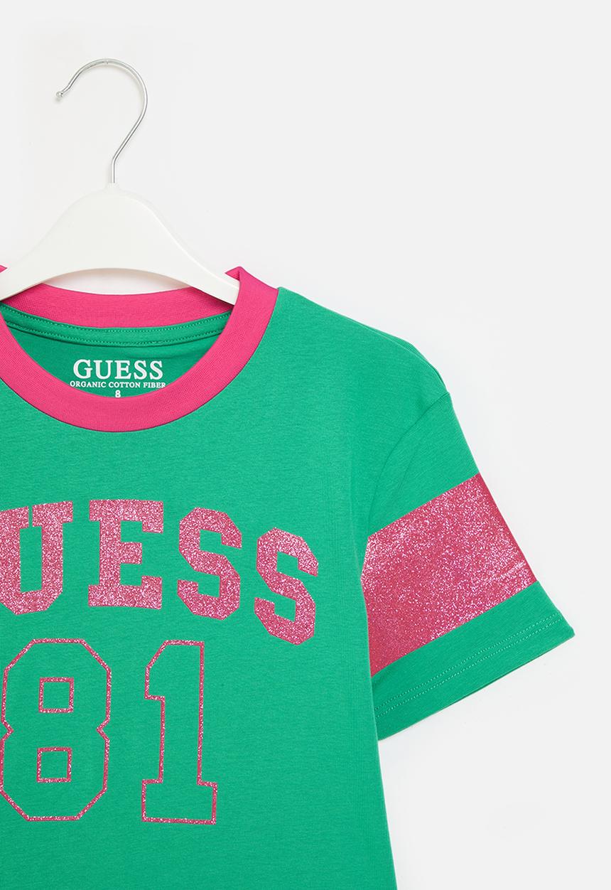 GUESS - Short sleeve T-shirt - india green