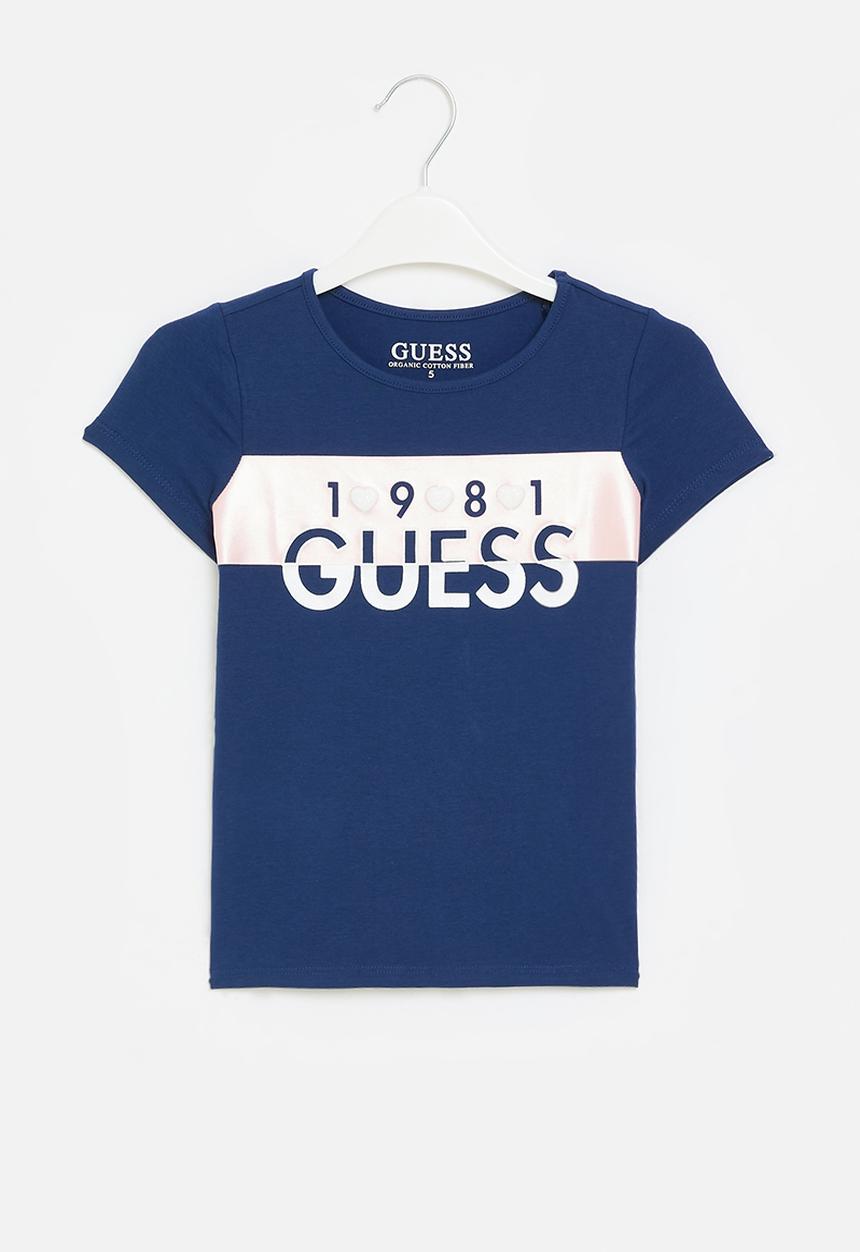 GUESS - Short sleeve t-shirt - sharp navy