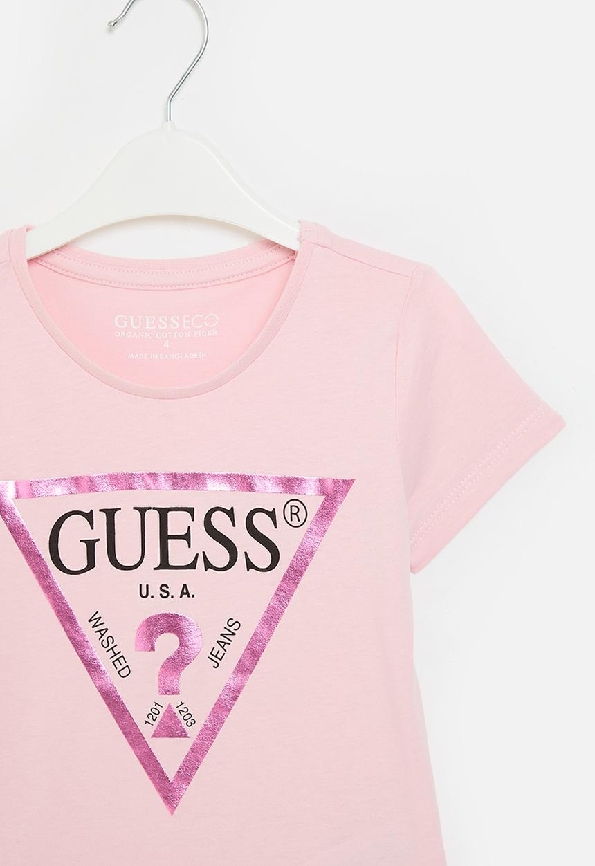 GUESS - Short sleeve T-shirt core - alabaster pink