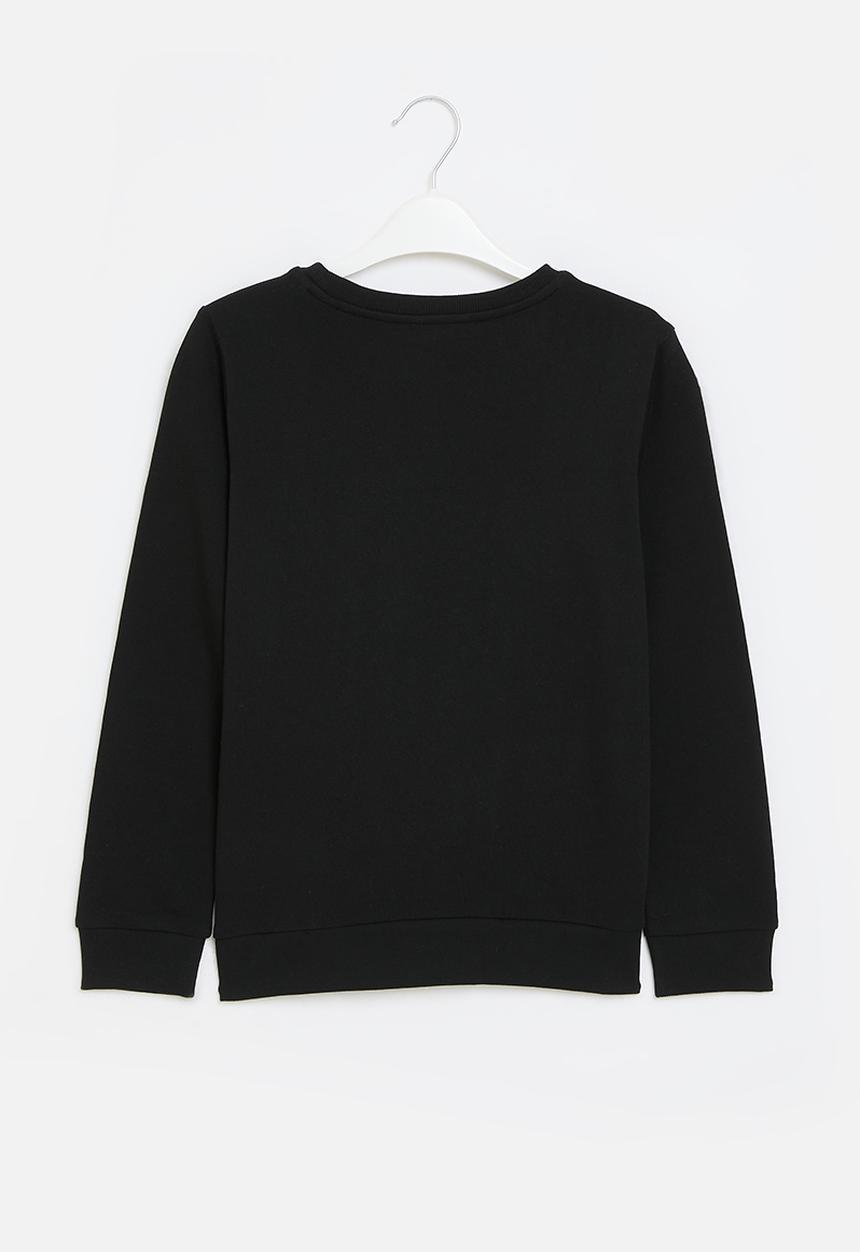 GUESS - Long sleeve fleece core - jet black 