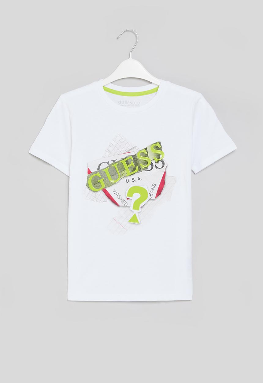 GUESS - Shorts t-shirt - pure white