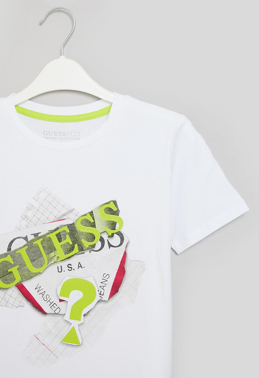 GUESS - Shorts t-shirt - pure white