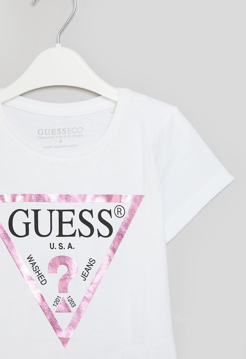GUESS - Short sleeve t-shirt core - true white