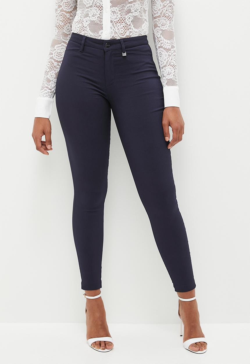 SISSY BOY - Reece: Mid Waist Skinny Leg - Navy