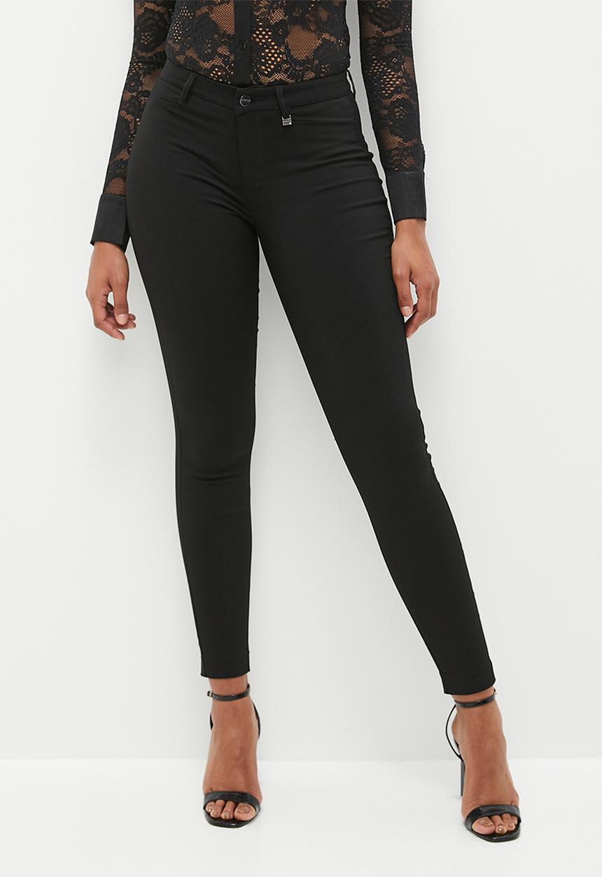SISSY BOY - Reece: Mid Waist Skinny Leg - Black