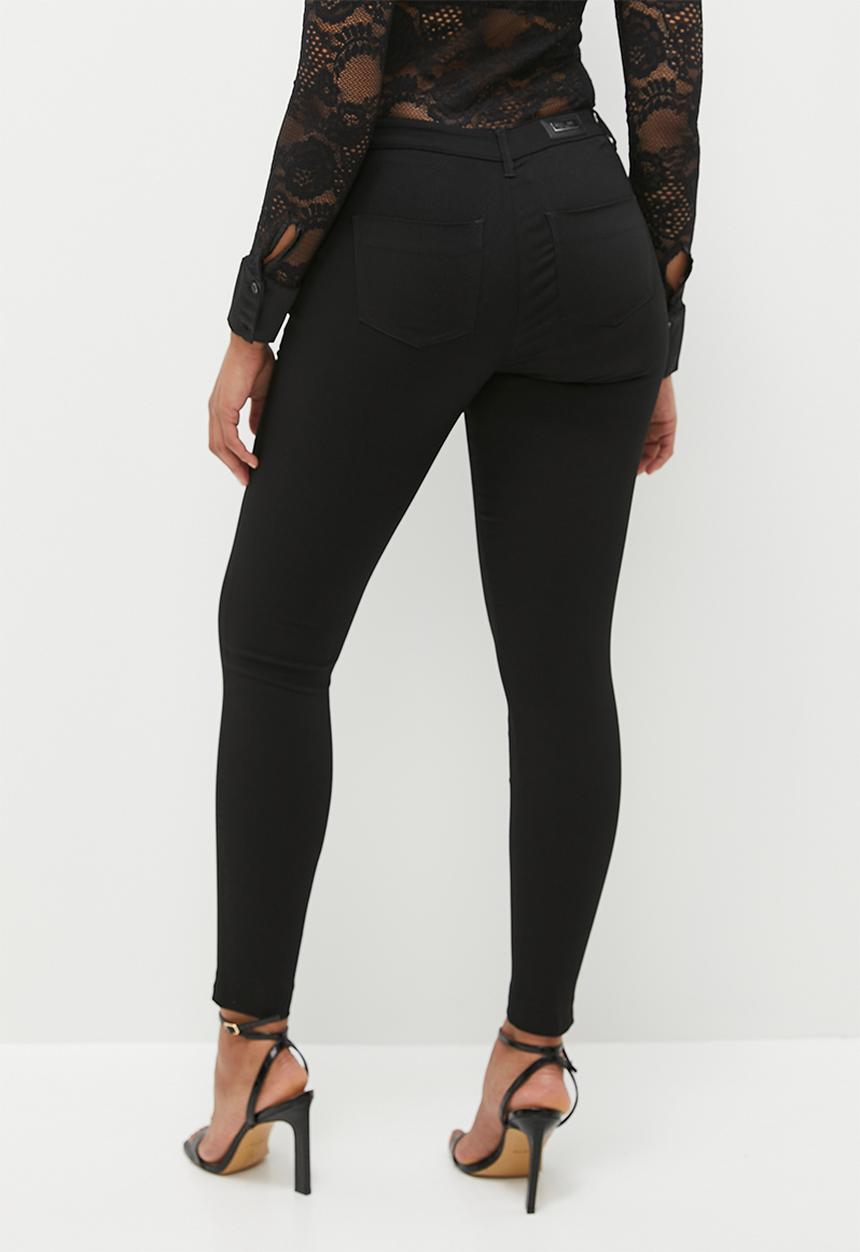 SISSY BOY - Reece: Mid Waist Skinny Leg - Black