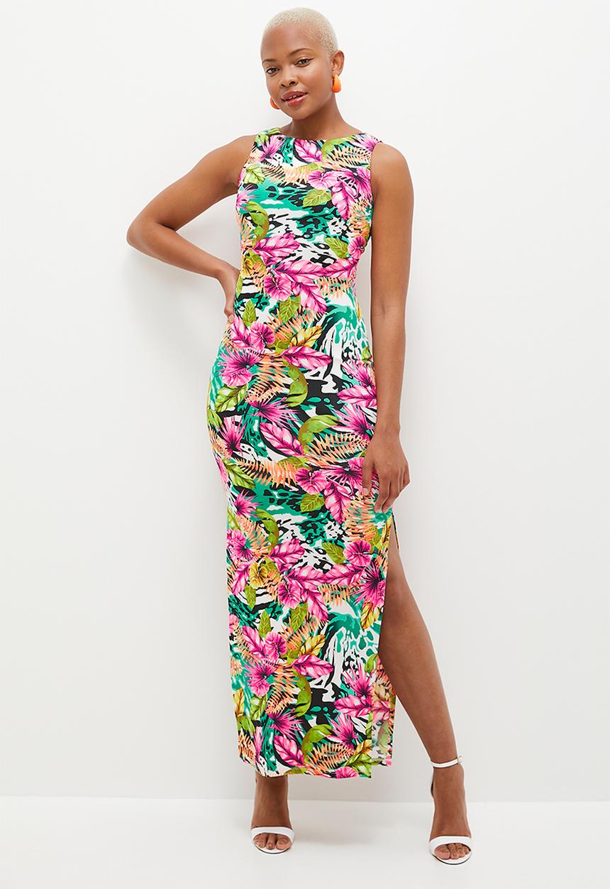 SISSY BOY - Flow With It: Maxi With Back Hardware Detail - Multi
