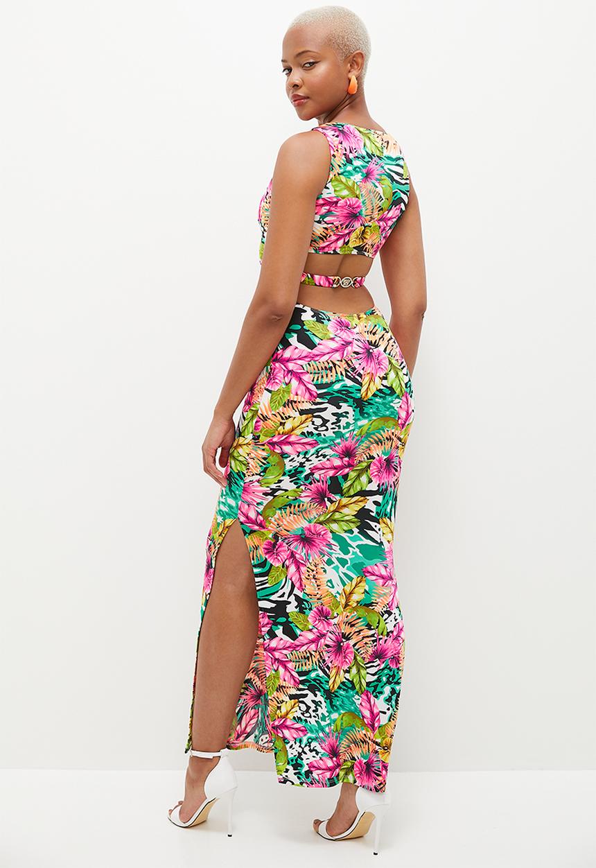 SISSY BOY - Flow With It: Maxi With Back Hardware Detail - Multi