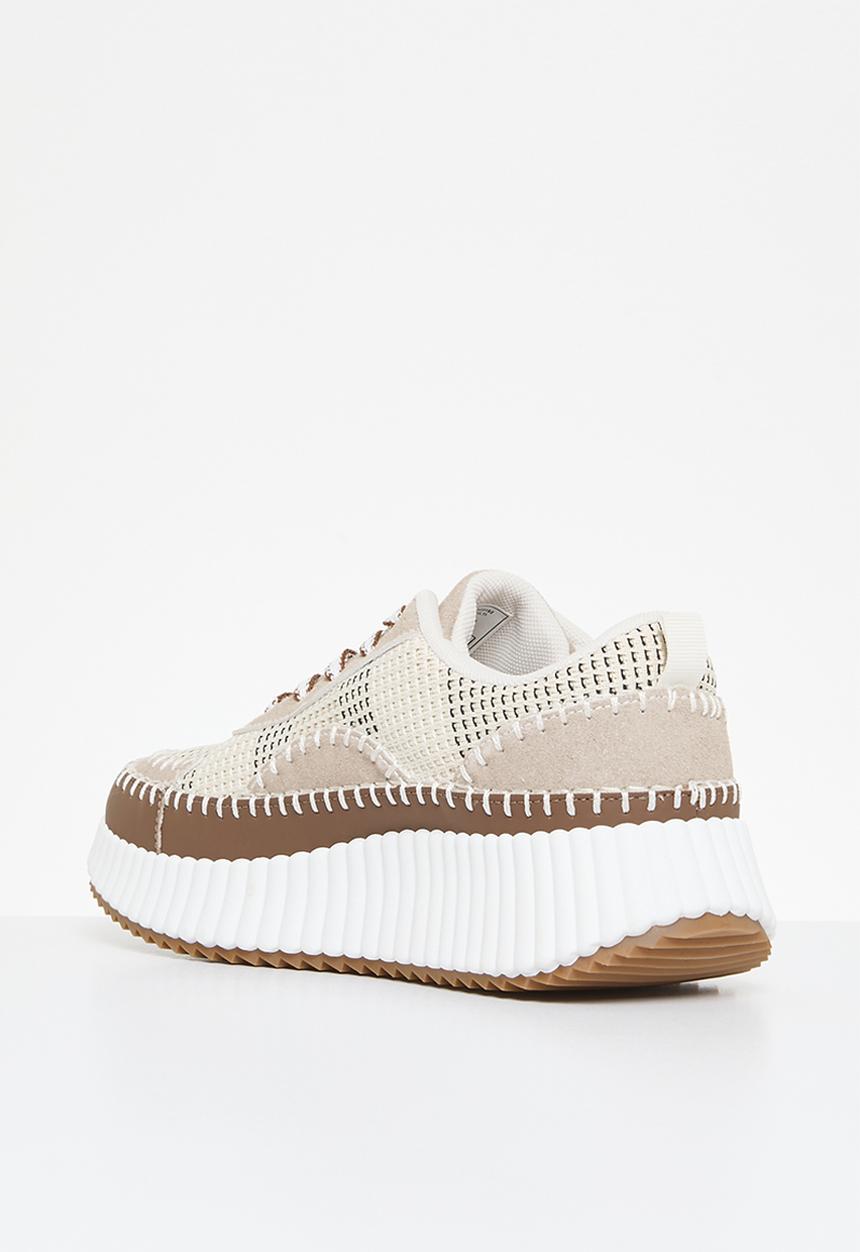 Madison® - Colourblock platform sneaker - beige multi