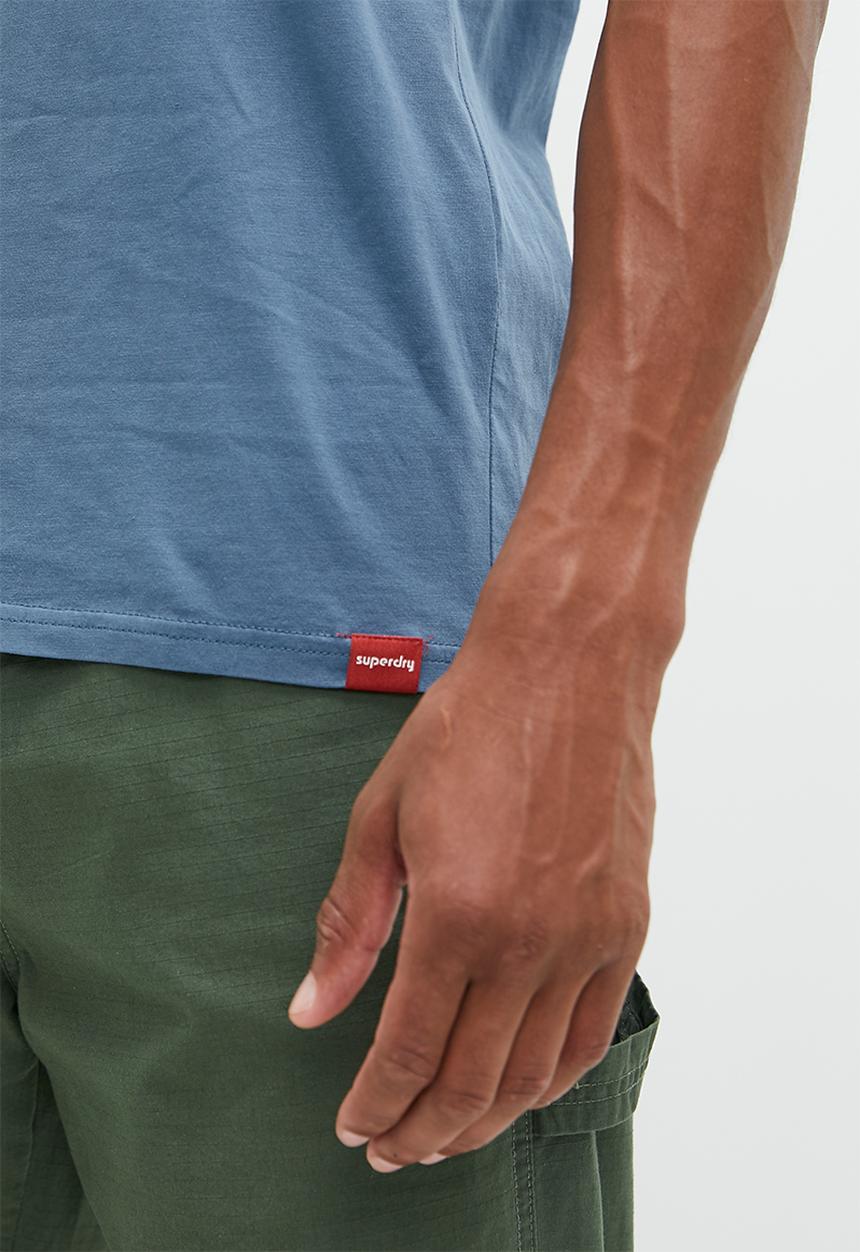 Superdry. - Neon vl T-shirt - Esign Blue