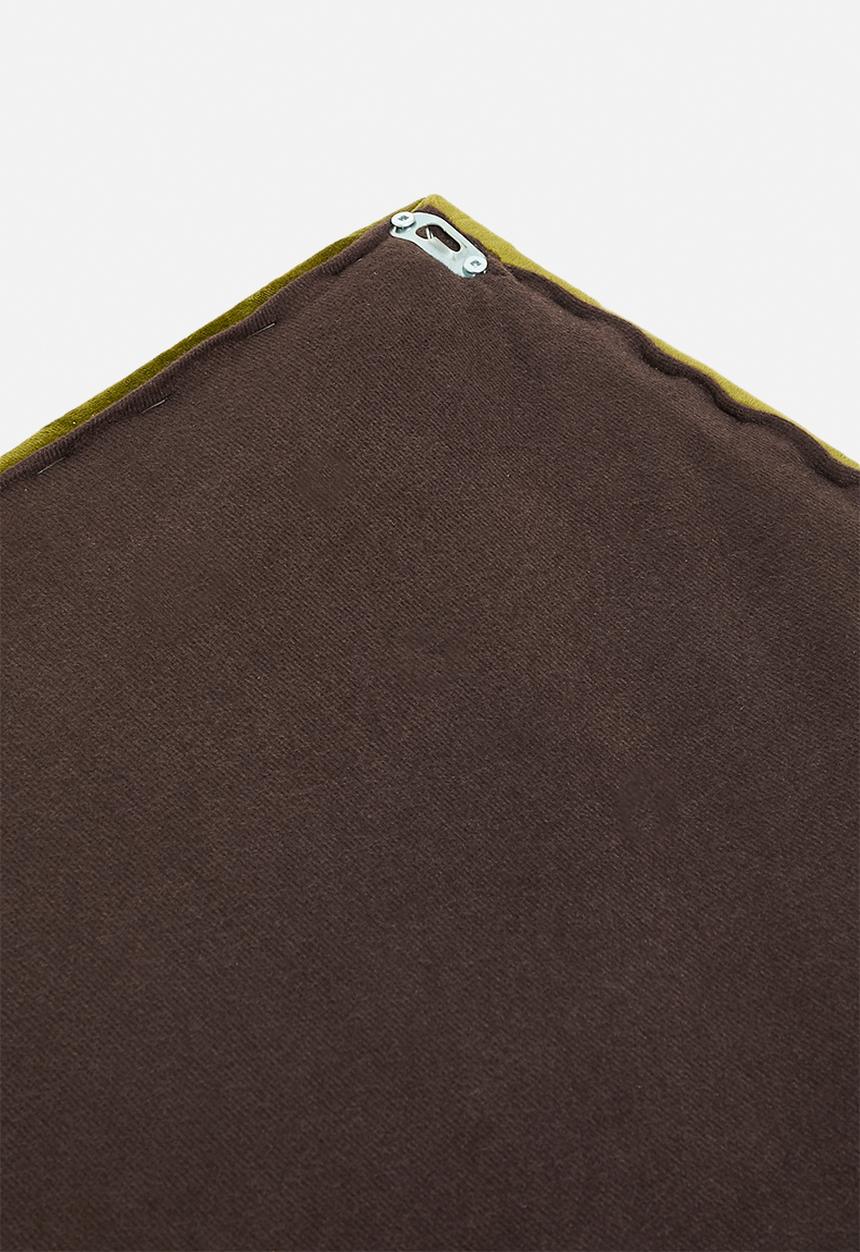 Sixth Floor - Lisbon velvet headboard - moss