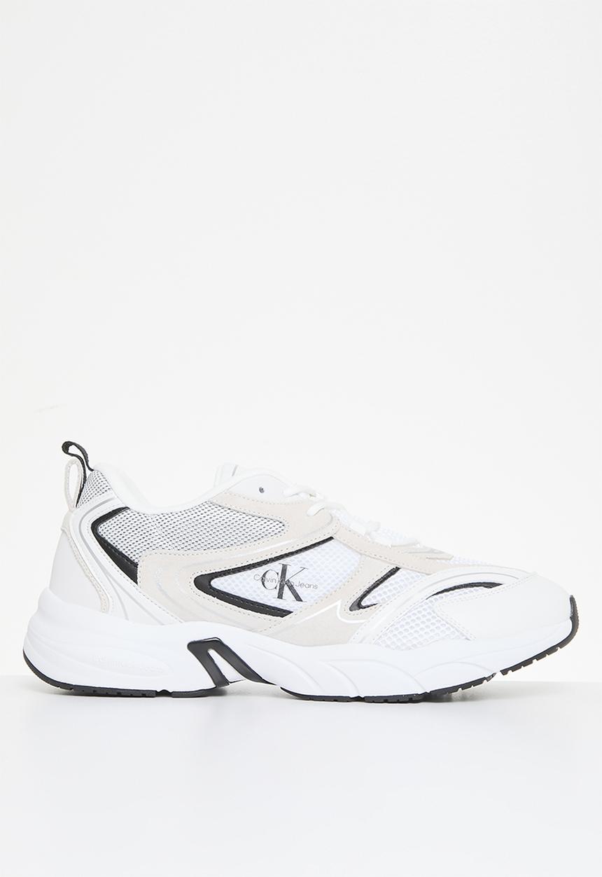 Calvin Klein - Retro tennis su-mesh- Bright White/Black