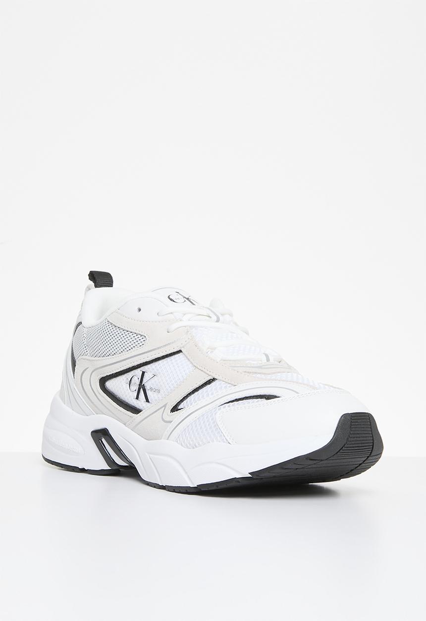 Calvin Klein - Retro tennis su-mesh- Bright White/Black