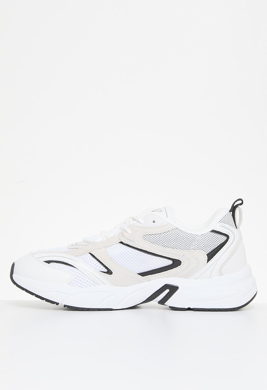 Calvin Klein - Retro tennis su-mesh- Bright White/Black
