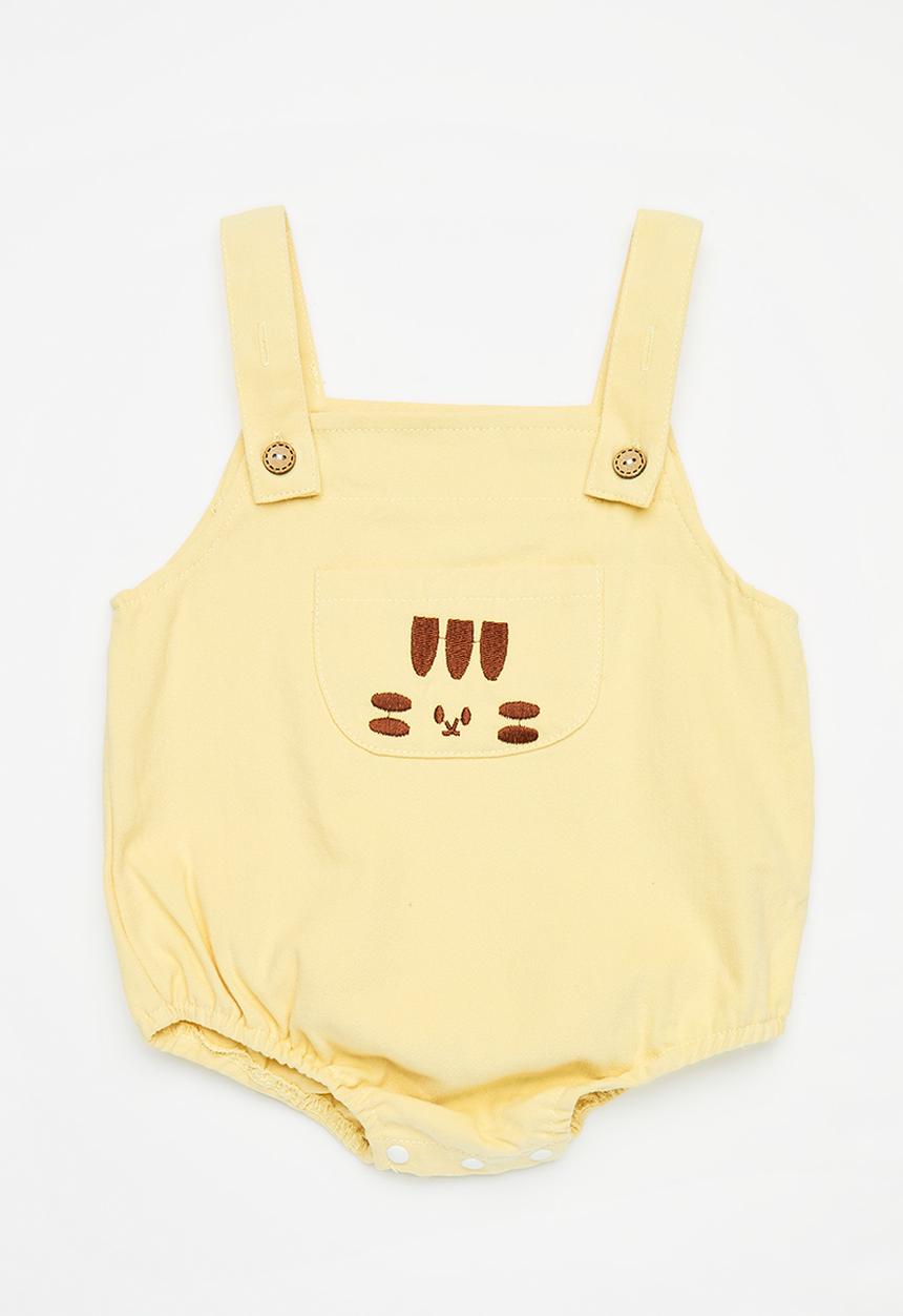 Pop Candy - Baby boys romper - yellow