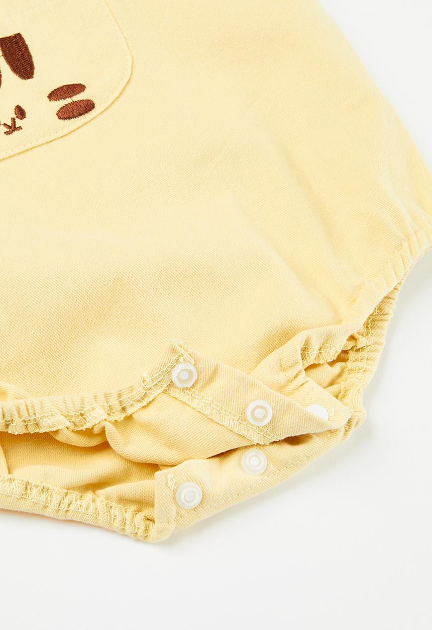 Pop Candy - Baby boys romper - yellow