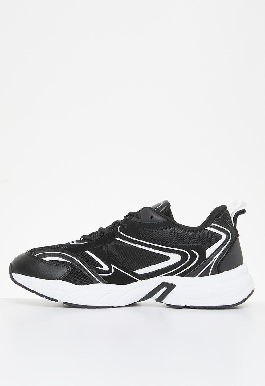 Calvin Klein - Retro tennis su-mesh - Black/White