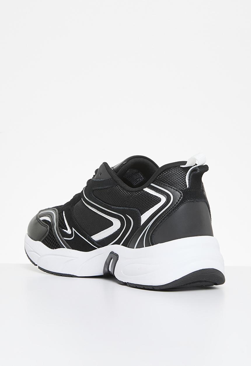 Calvin Klein - Retro tennis su-mesh - Black/White