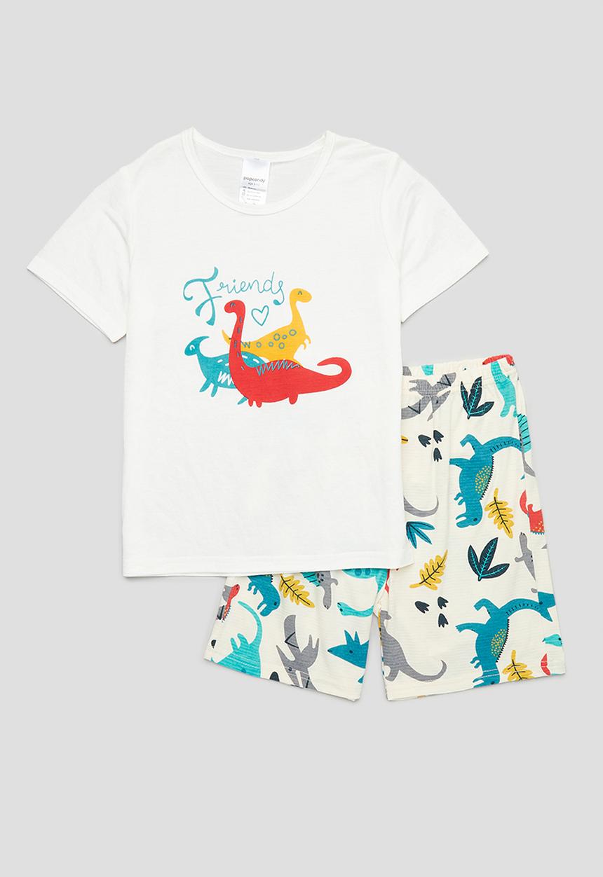Pop Candy - Printed pj set - white