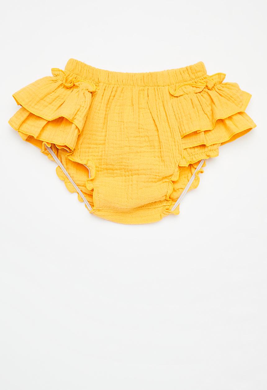 Pop Candy - Baby girls frilled bloomer - rust