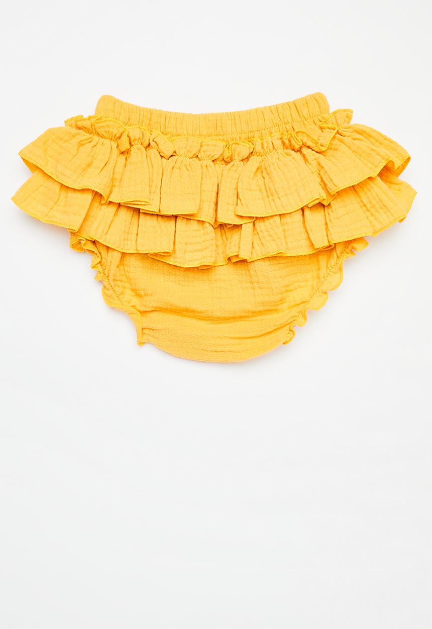 Pop Candy - Baby girls frilled bloomer - rust