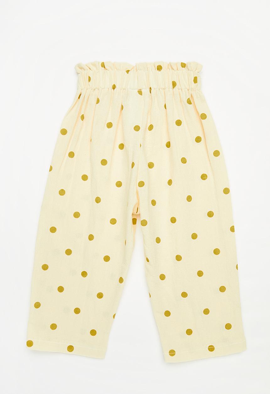 Pop Candy - Paperbag pants - beige