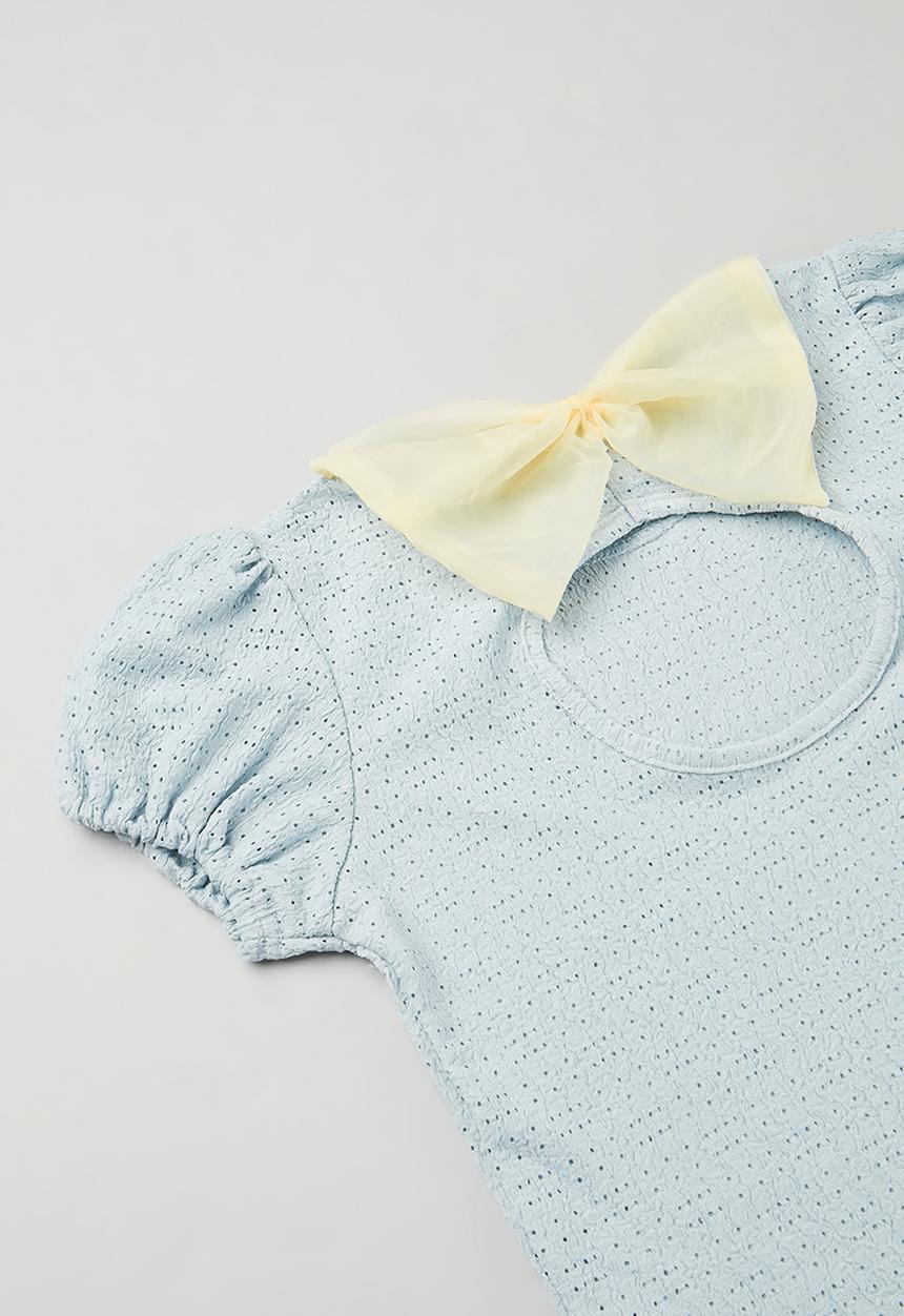 Pop Candy - Bow décor top & pants set - multi
