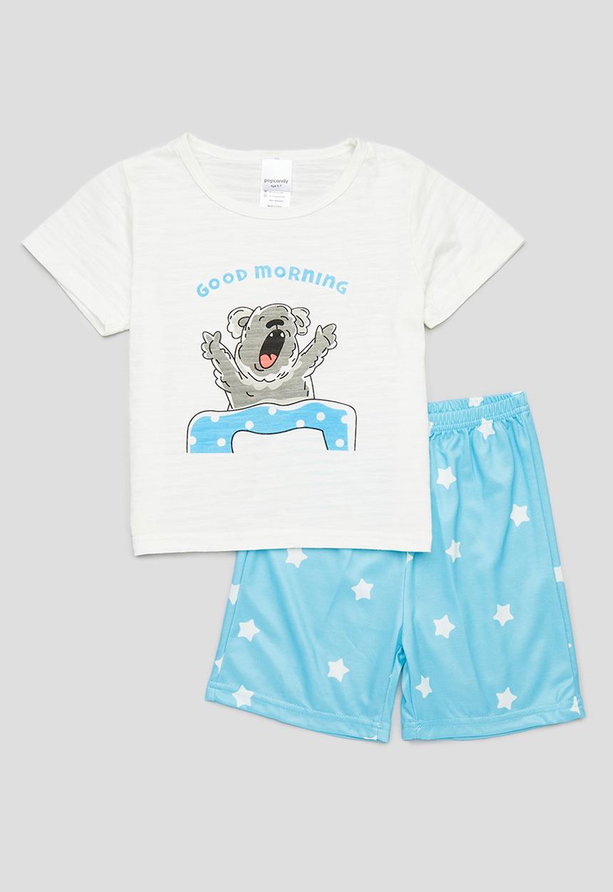 Pop Candy - Printed pj set - blue & white