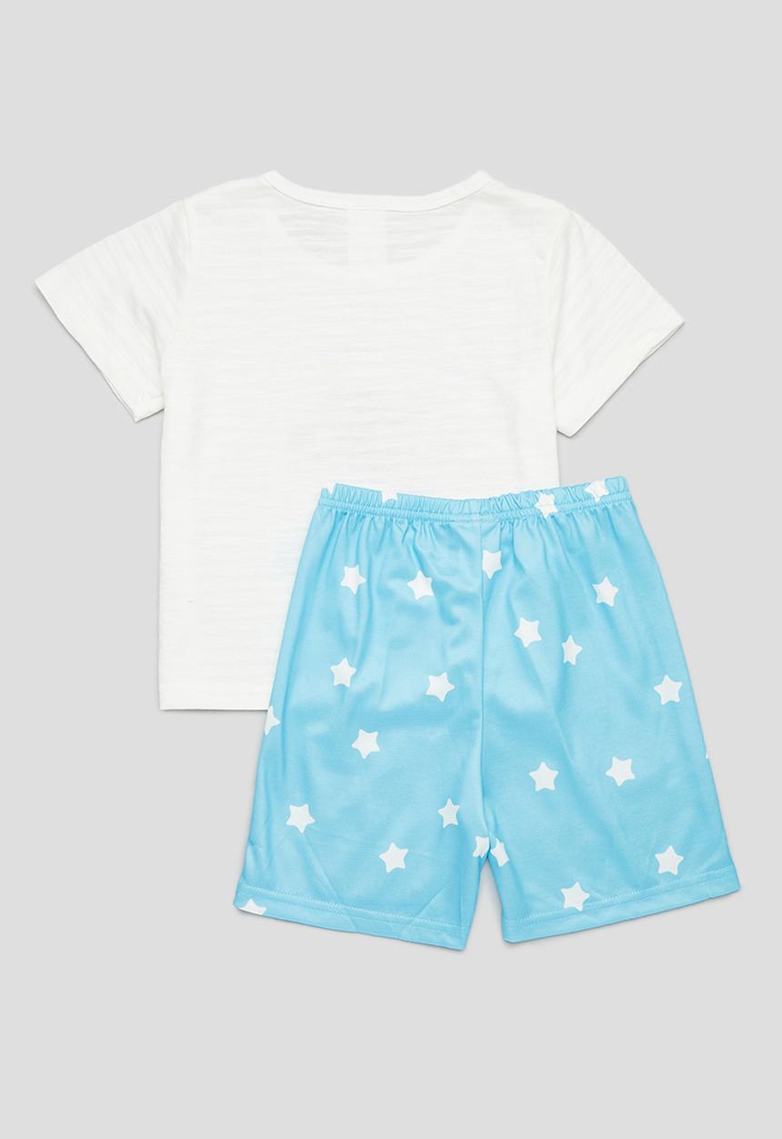 Pop Candy - Printed pj set - blue & white