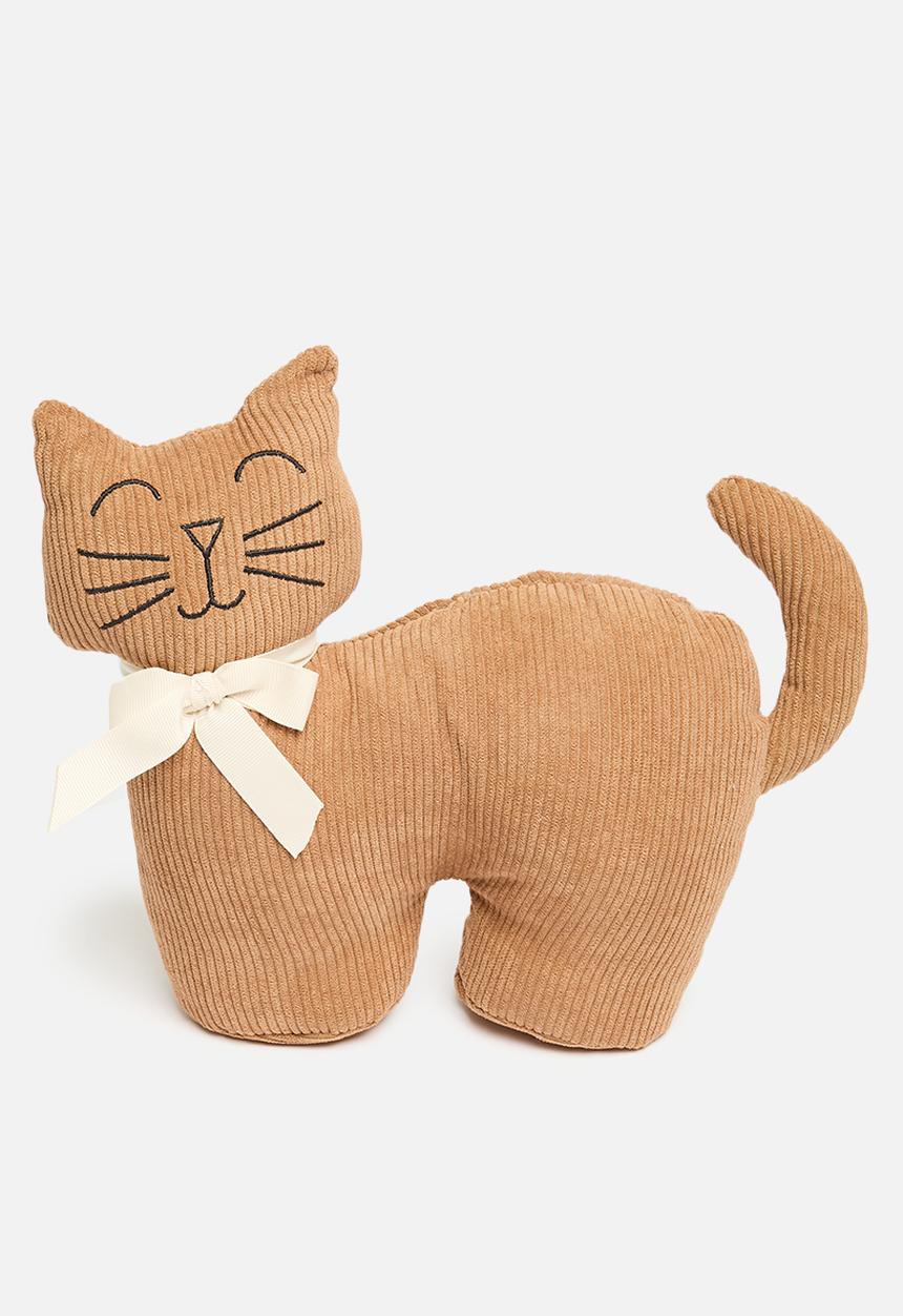 H&S - Cat doorstop - brown