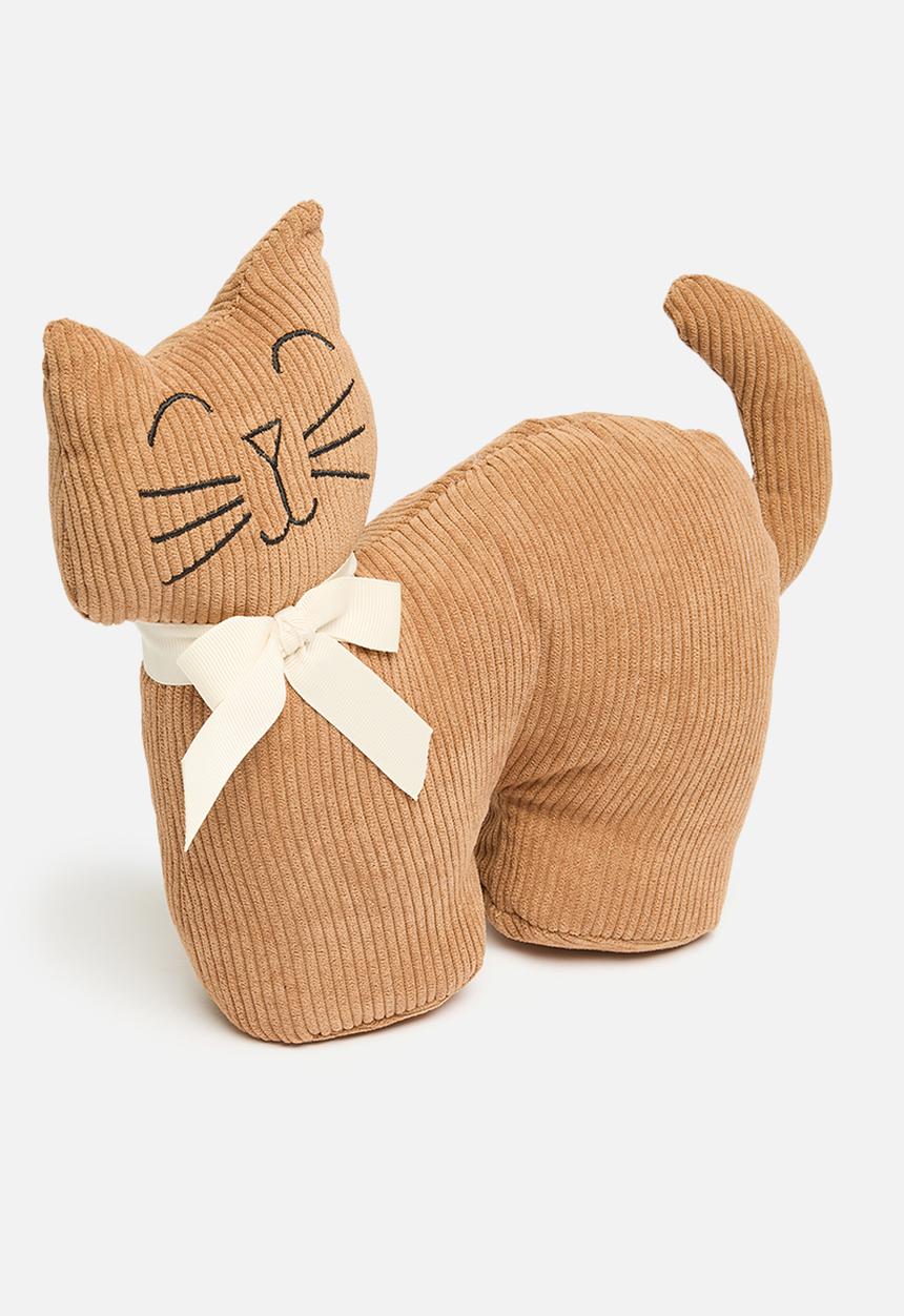 H&S - Cat doorstop - brown