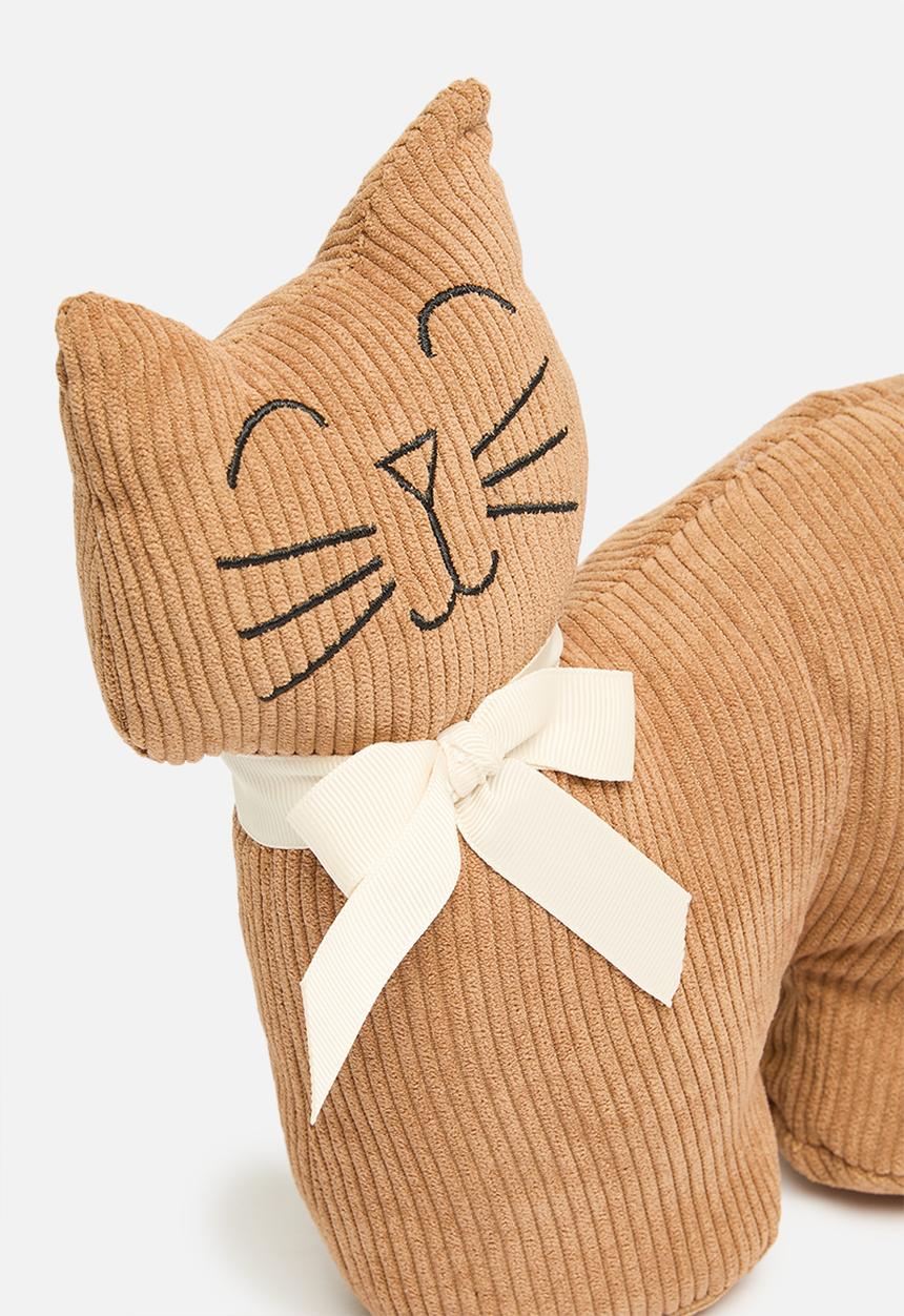 H&S - Cat doorstop - brown