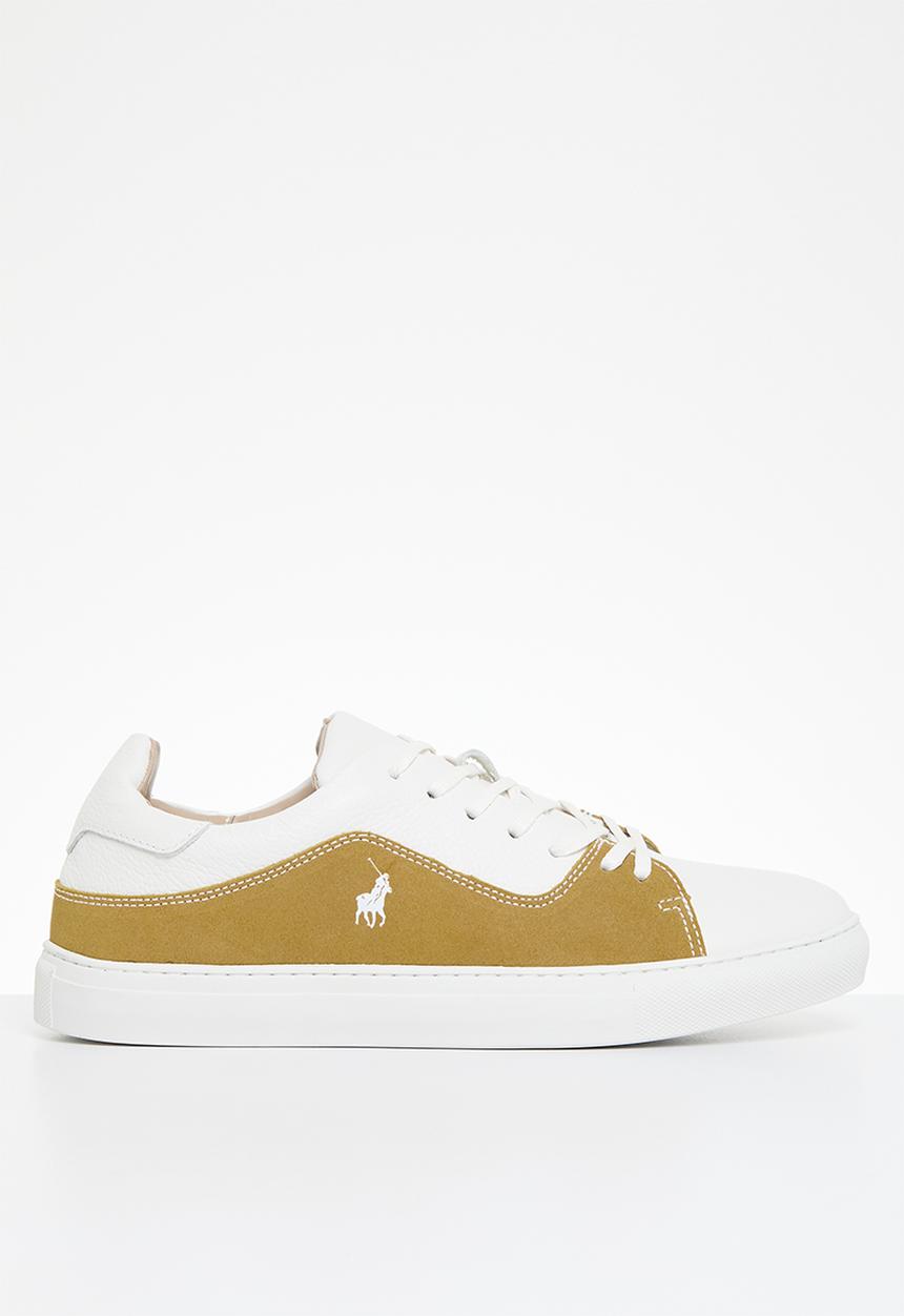 POLO - Mens fashion curve side flash sneaker - yellow