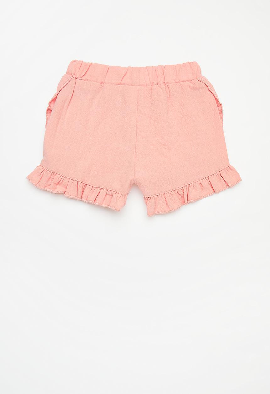 Pop Candy - Frilled shorts - pink