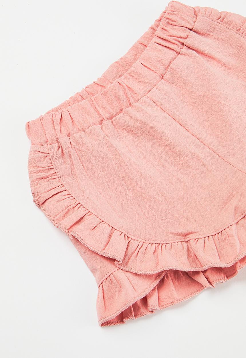 Pop Candy - Frilled shorts - pink