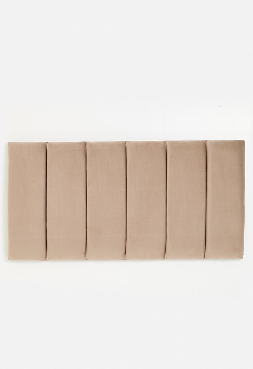 Sixth Floor - Helsinki velvet headboard - neutral