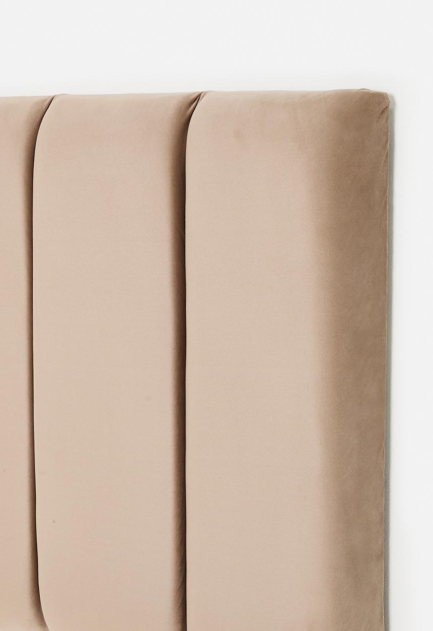 Sixth Floor - Helsinki velvet headboard - neutral
