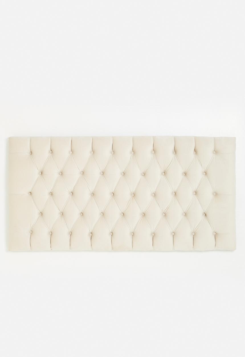 Sixth Floor - Florence velvet headboard - neutral