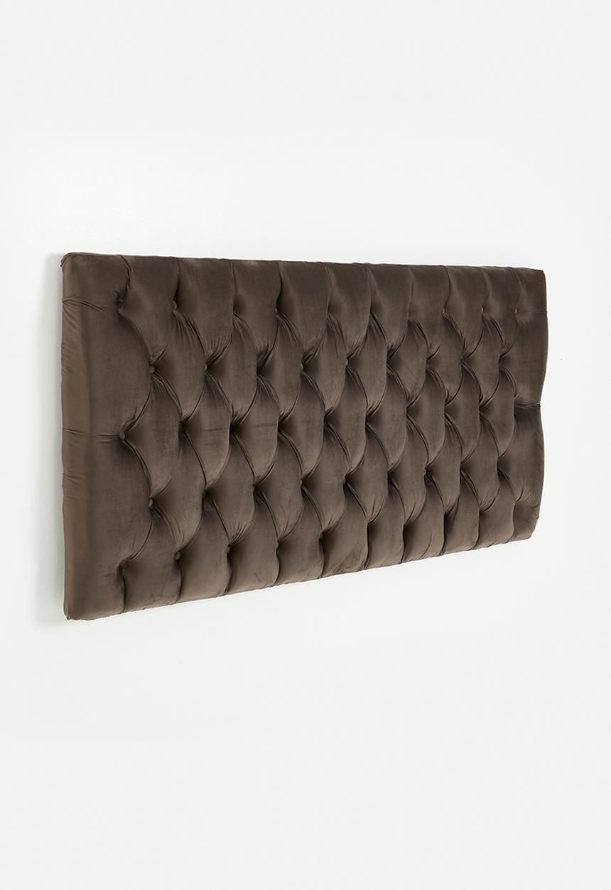 Sixth Floor - Florence velvet headboard - charcoal